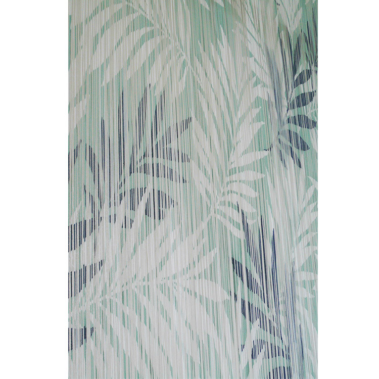 Tardus design 100 % Polyester cum tropica planta exemplar medium tentorium cortinae ostium decorativum aulaea cubiculi pro cubiculo