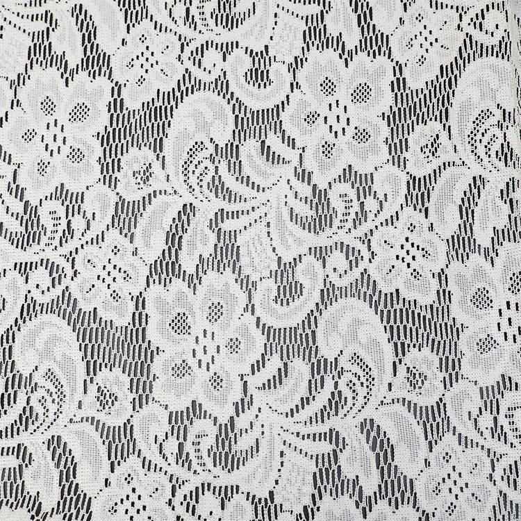 customizable cheap vertical white volle jacquard 100% Polyester europaea mera velum fabricae